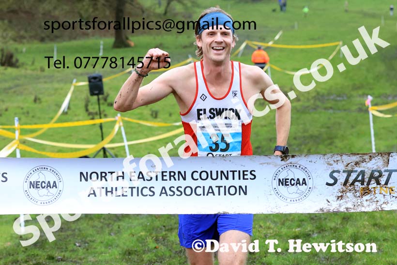 Junior Men and Masters Men 2023 NECAA Cross Country Relays, Thornley Hall Farm, Peterlee, County Durham. Photo: David T. Hewitson/Sports for All Pics